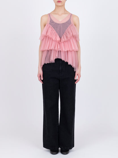 Tulle Volant Camisole