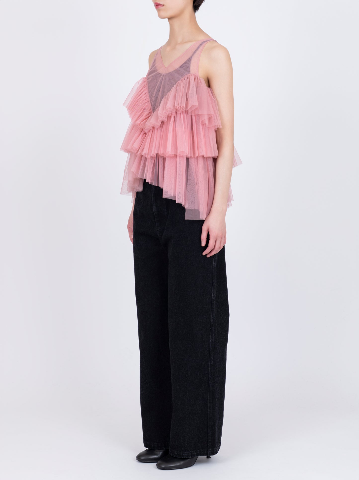 Tulle Volant Camisole
