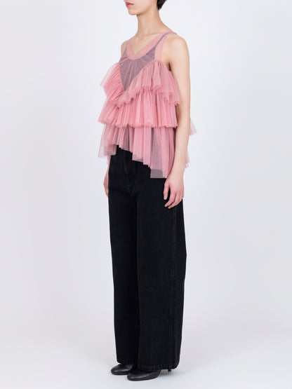 Tulle Volant Camisole