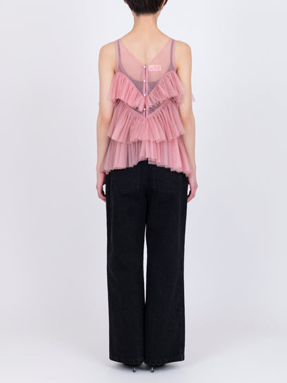 Tulle Volant Camisole