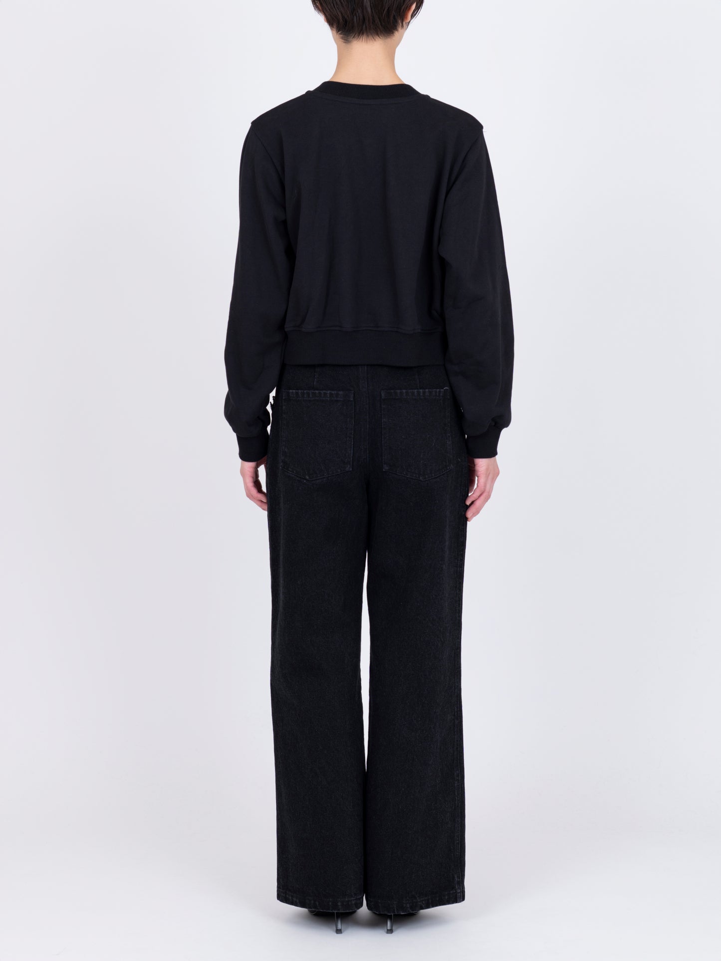 Court Jersey Cardigan -Rose Cross Stitch