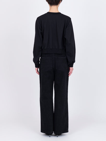 Court Jersey Cardigan -Rose Cross Stitch