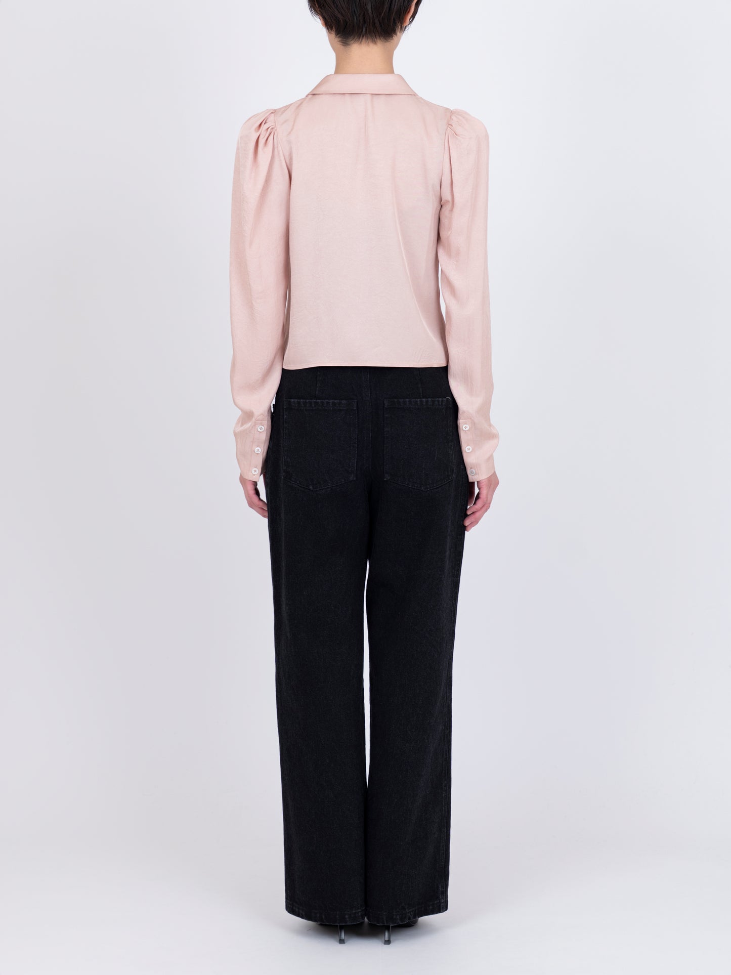 Plis Volant Blouse