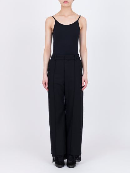 Dentelle Hem Trousers
