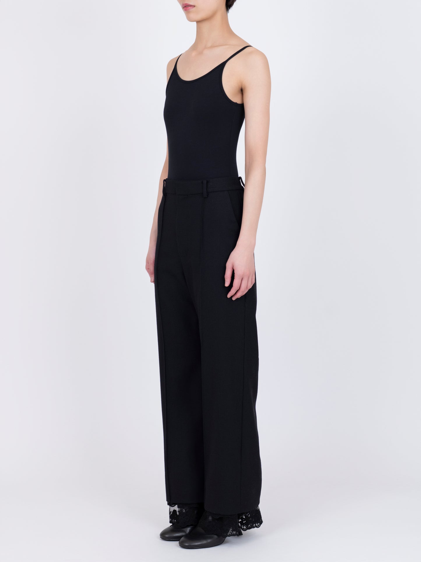 Dentelle Hem Trousers