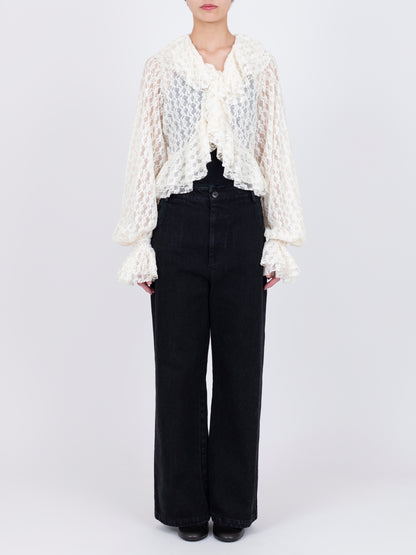 Dentelle Géométrique Blouse