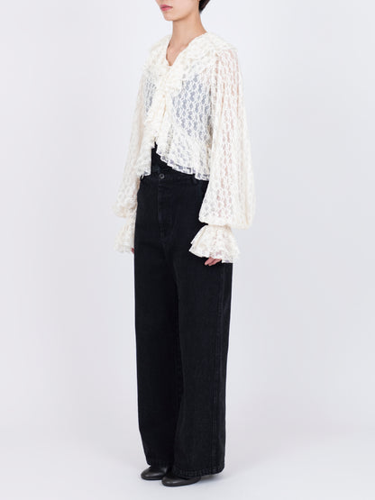 Dentelle Géométrique Blouse