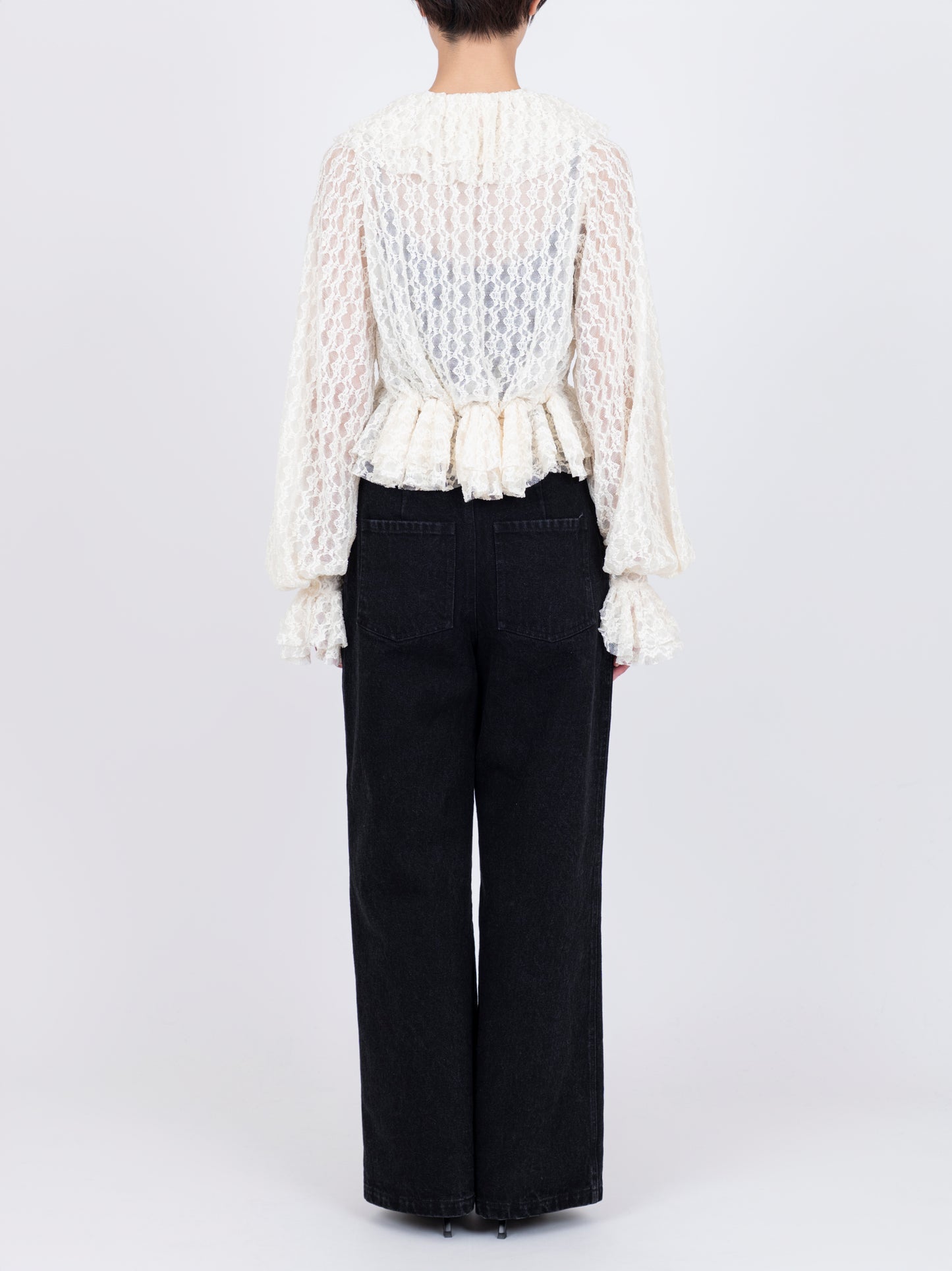 Dentelle Géométrique Blouse