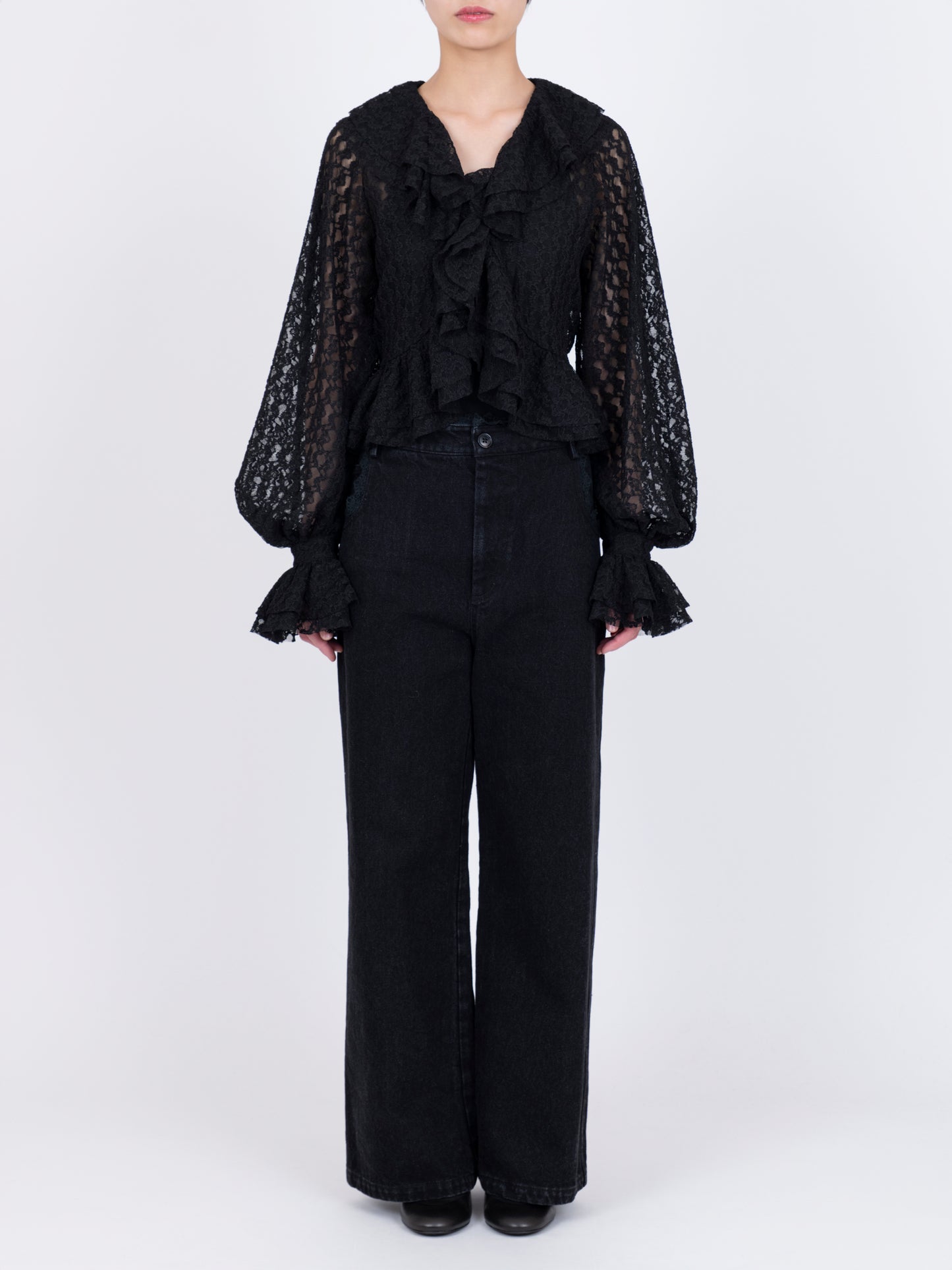 Dentelle Géométrique Blouse