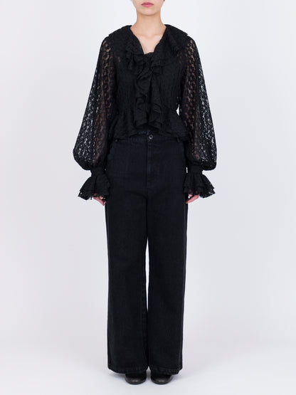 Dentelle Géométrique Blouse