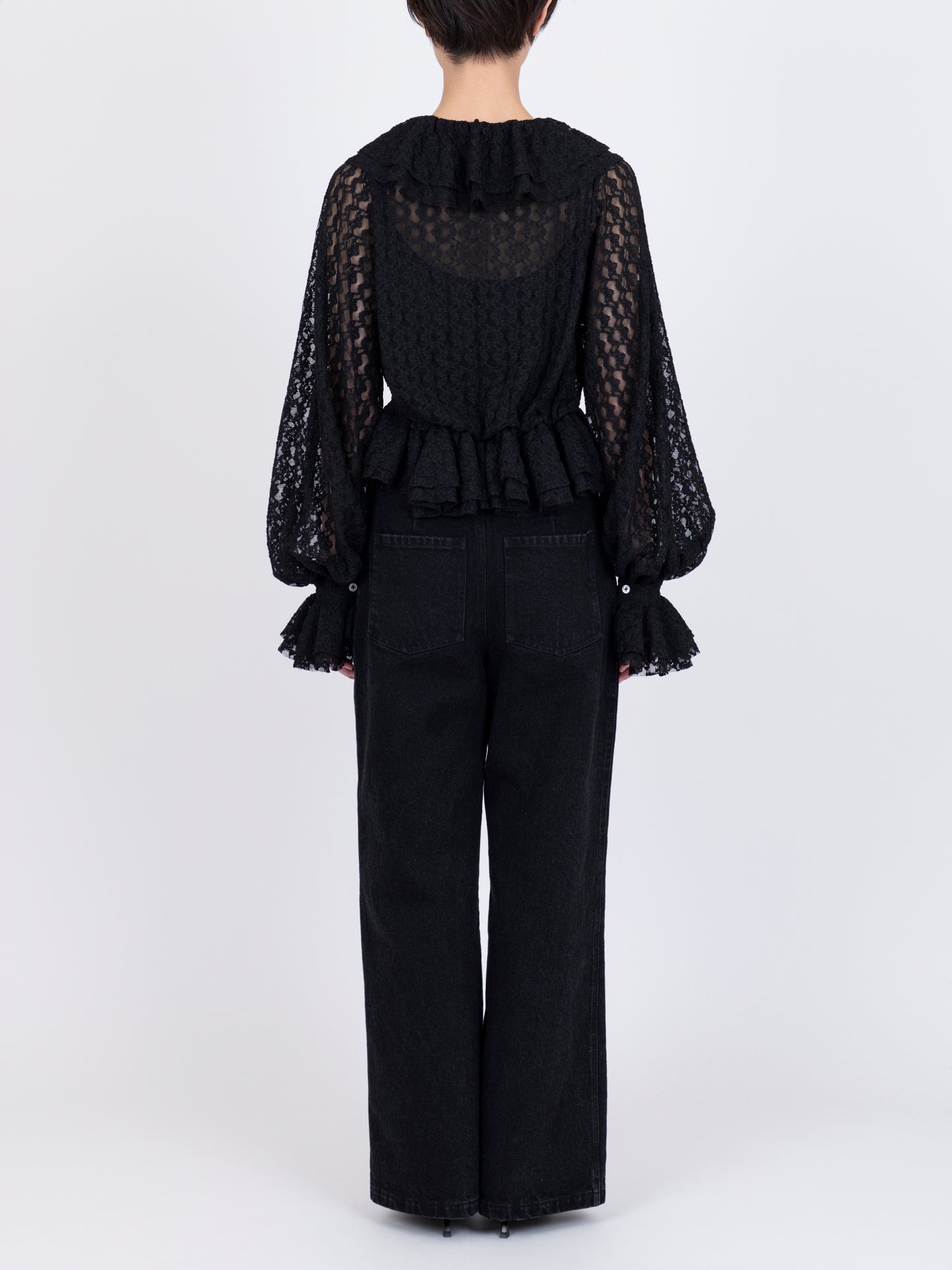 Dentelle Géométrique Blouse