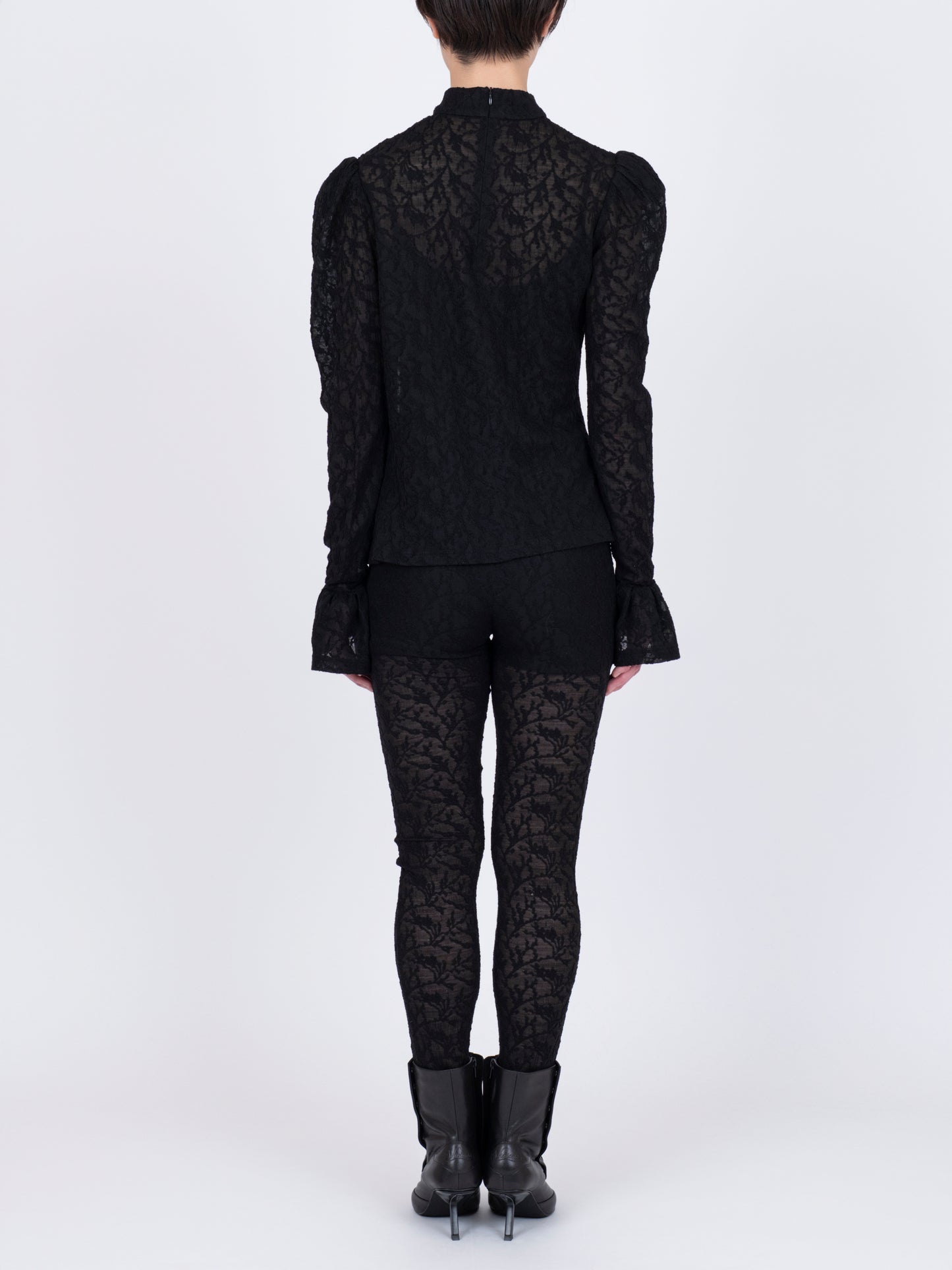 Jacquard Drapé Top
