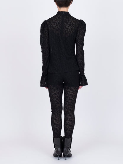 Jacquard Drapé Top