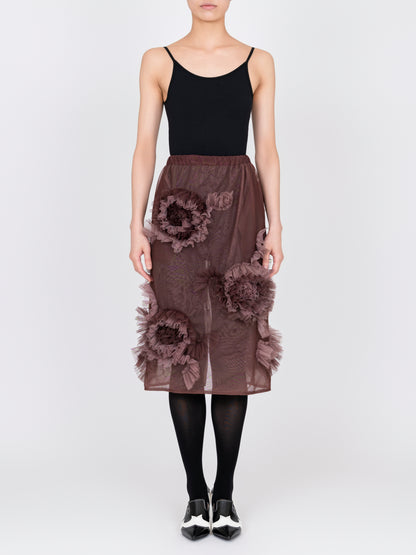 Flower Tulle Skirt