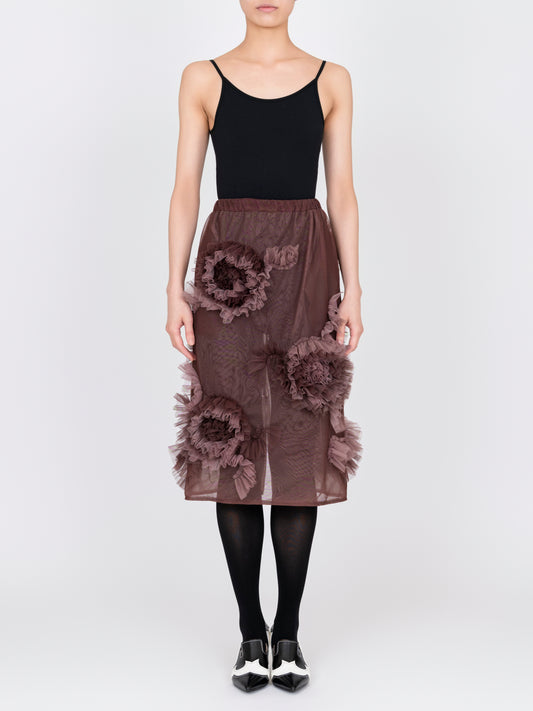 Flower Tulle Skirt