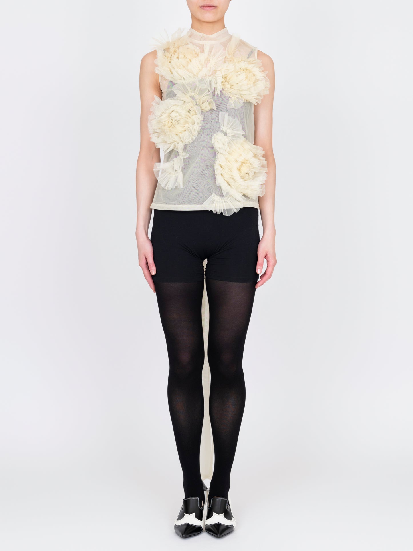 Flower Tulle Top