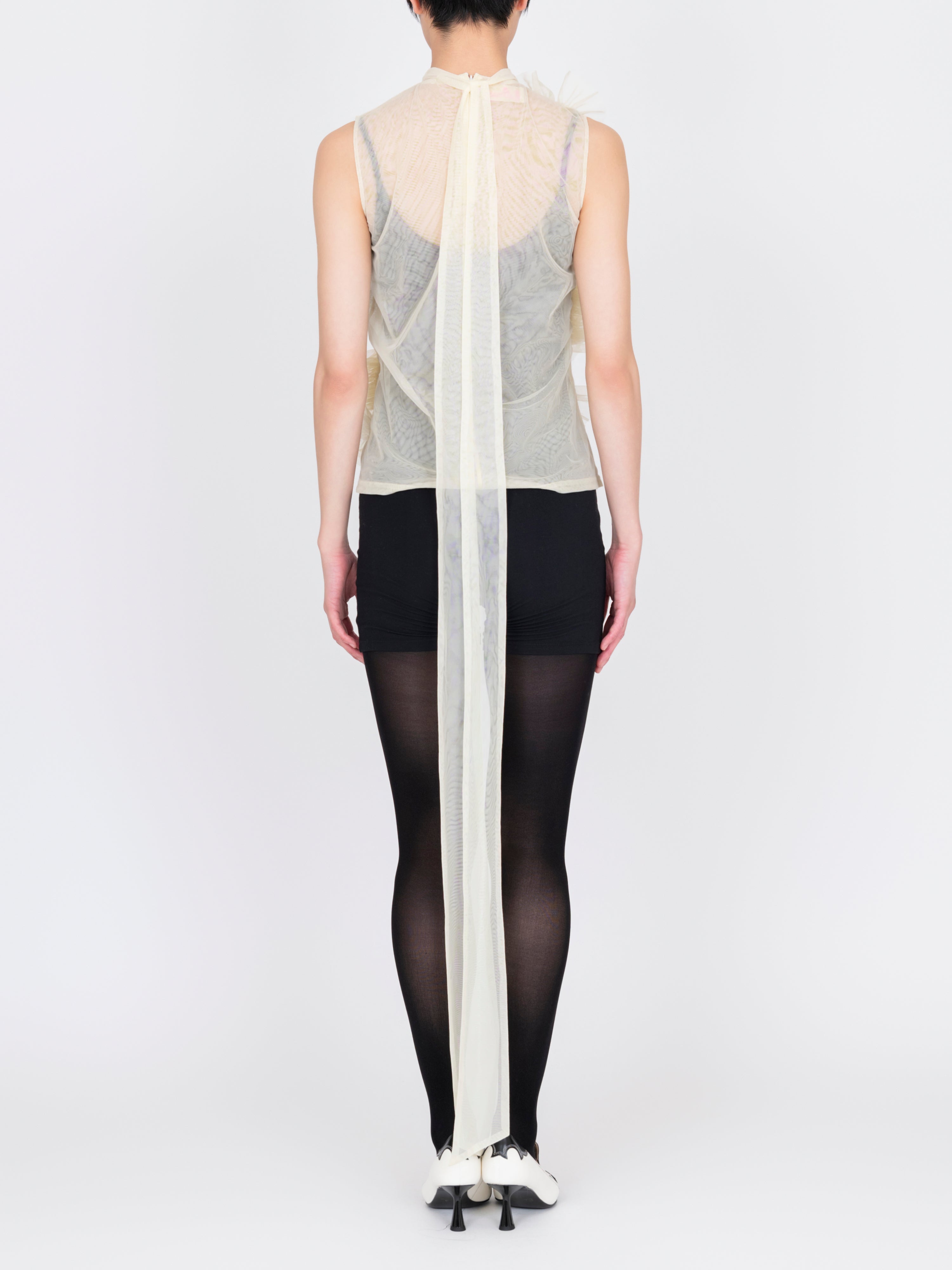 Flower Tulle Top – VIVIANO