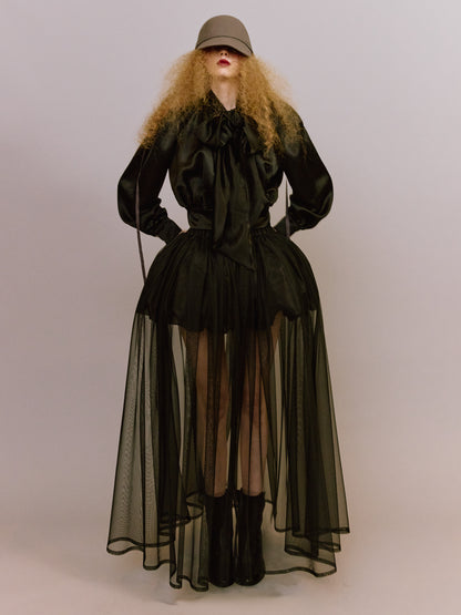 Courte Bow Blouse
