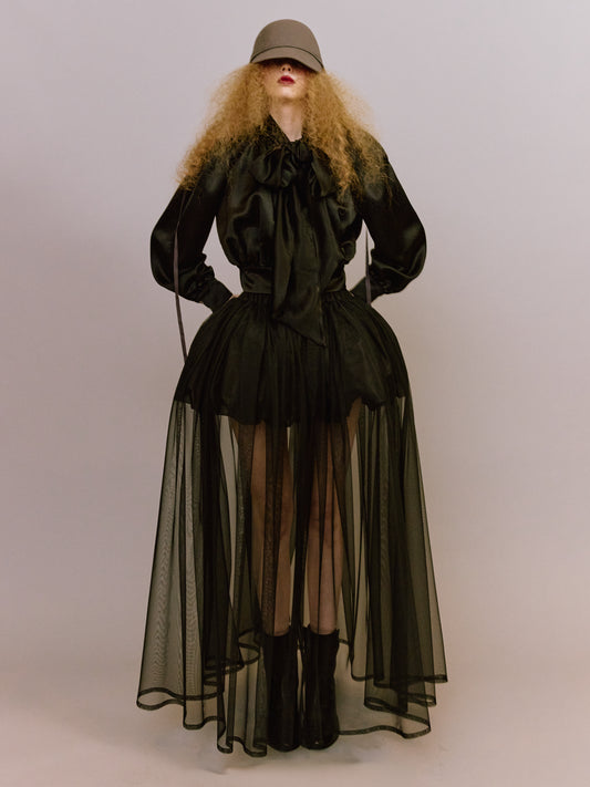 Courte Bow Blouse