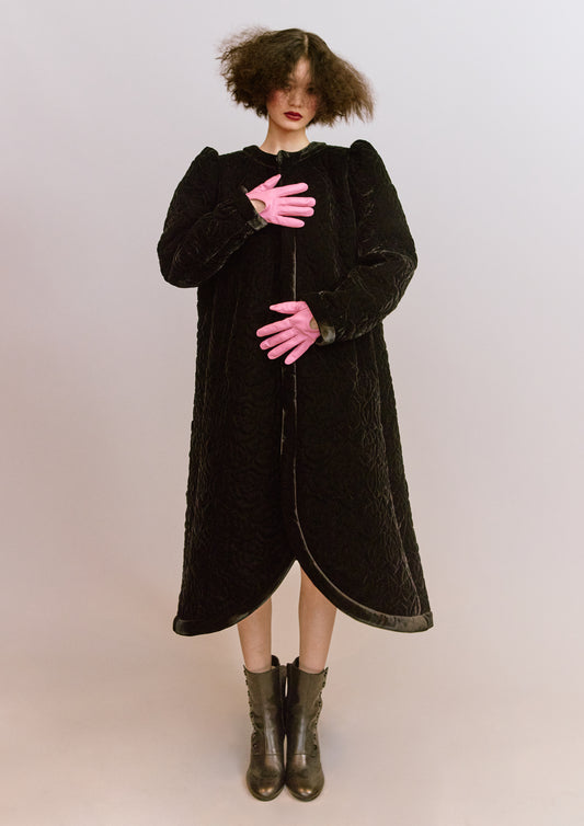 Matelasse Velvet Coat