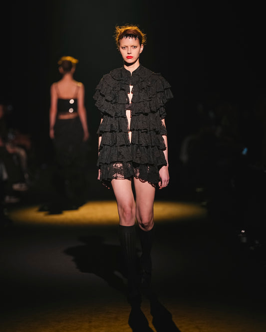 Dentelle Ruffle Jacket