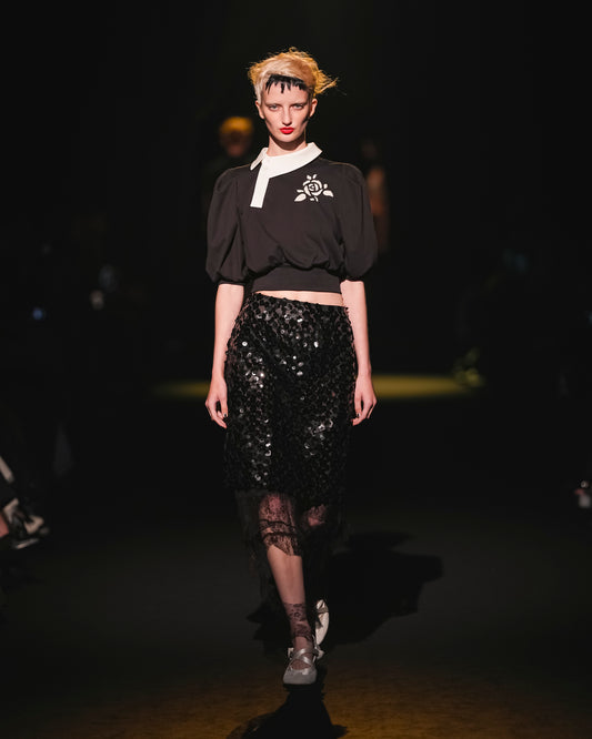 ''La Fleur'' Sequins Skirt