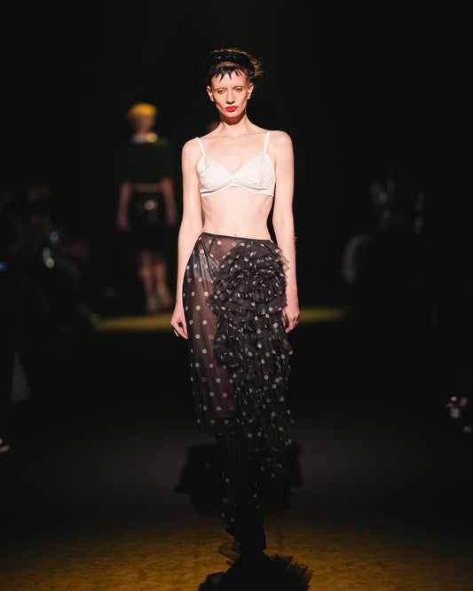 ''A Pois'' Tulle Skirt