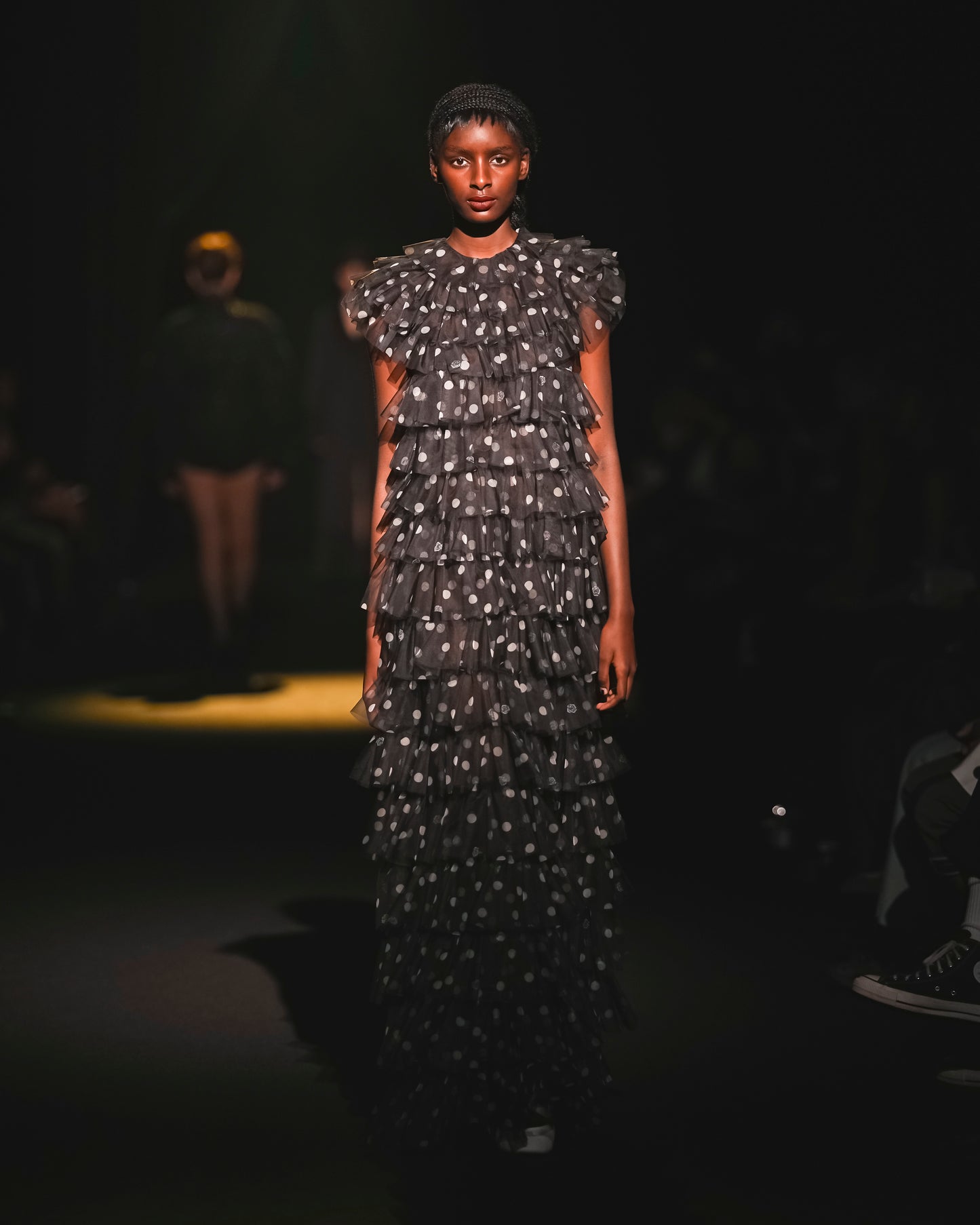 ''A Pois'' Tulle Dress