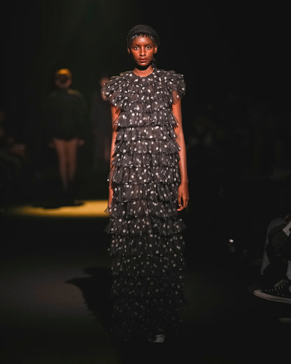 ''A Pois'' Tulle Dress