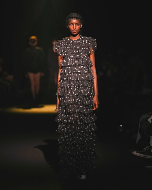 ''A Pois'' Tulle Dress