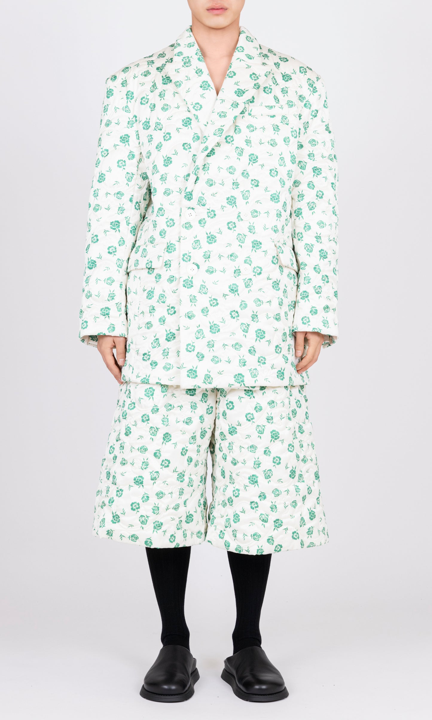 Quilted Oversized Blazer