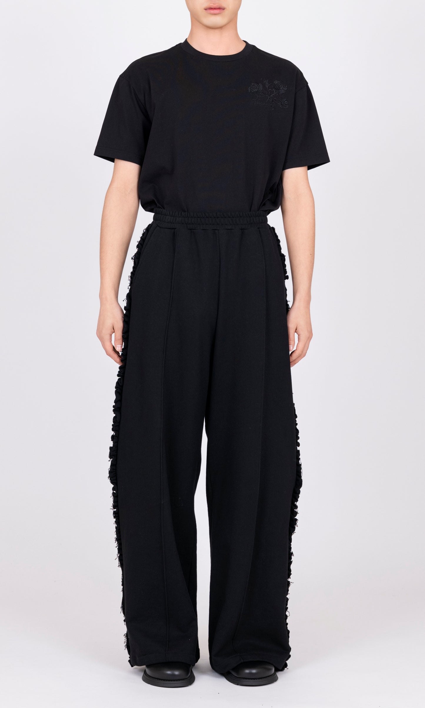 Ruffle Sweat Pants