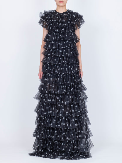 ''A Pois'' Tulle Dress