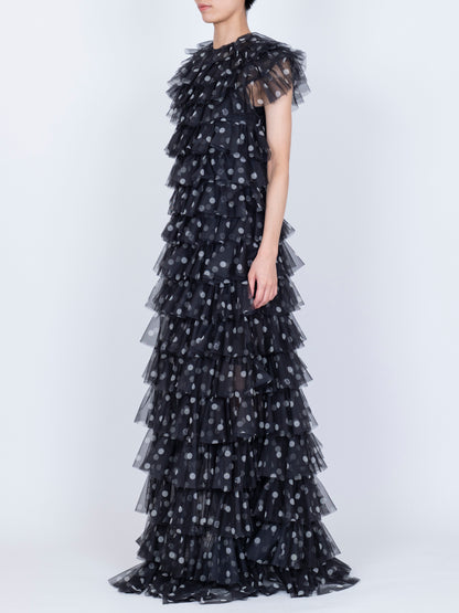 ''A Pois'' Tulle Dress