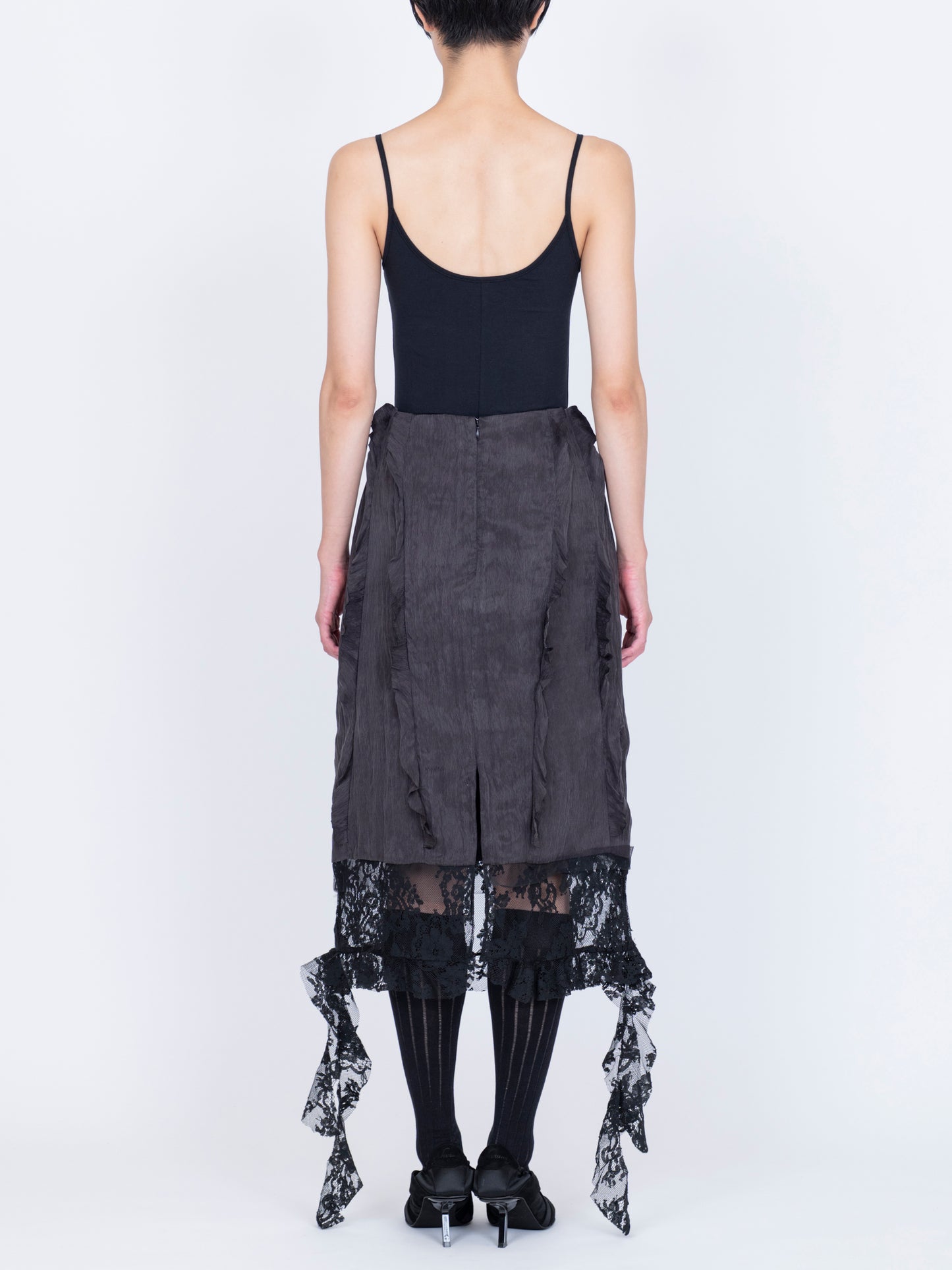 Boudoir Satin Skirt