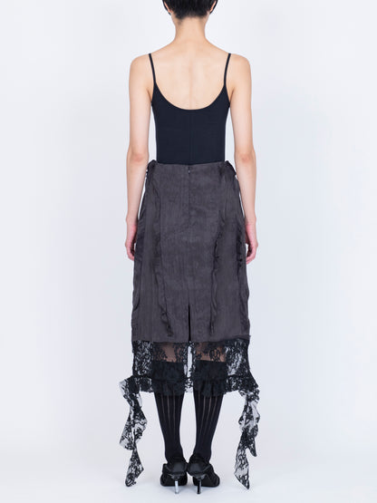 Boudoir Satin Skirt