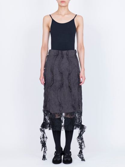 Boudoir Satin Skirt