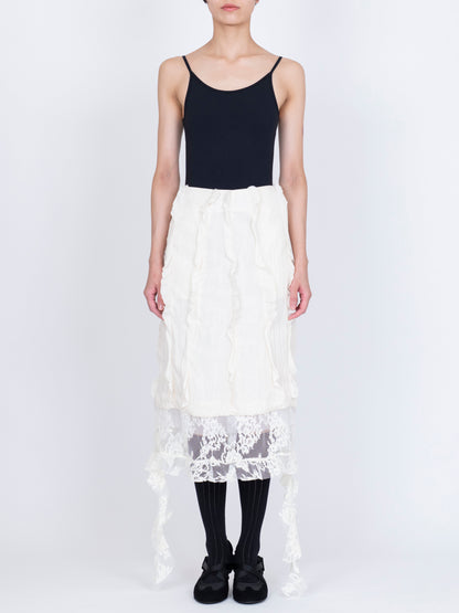 Boudoir Satin Skirt
