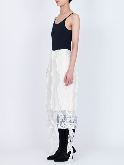 Boudoir Satin Skirt