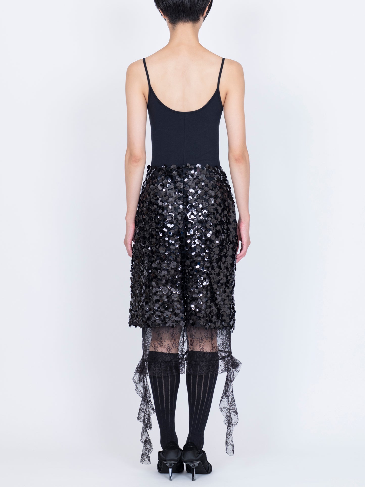 ''La Fleur'' Sequins Skirt