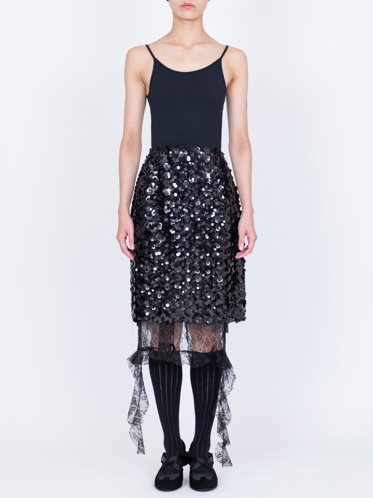 ''La Fleur'' Sequins Skirt