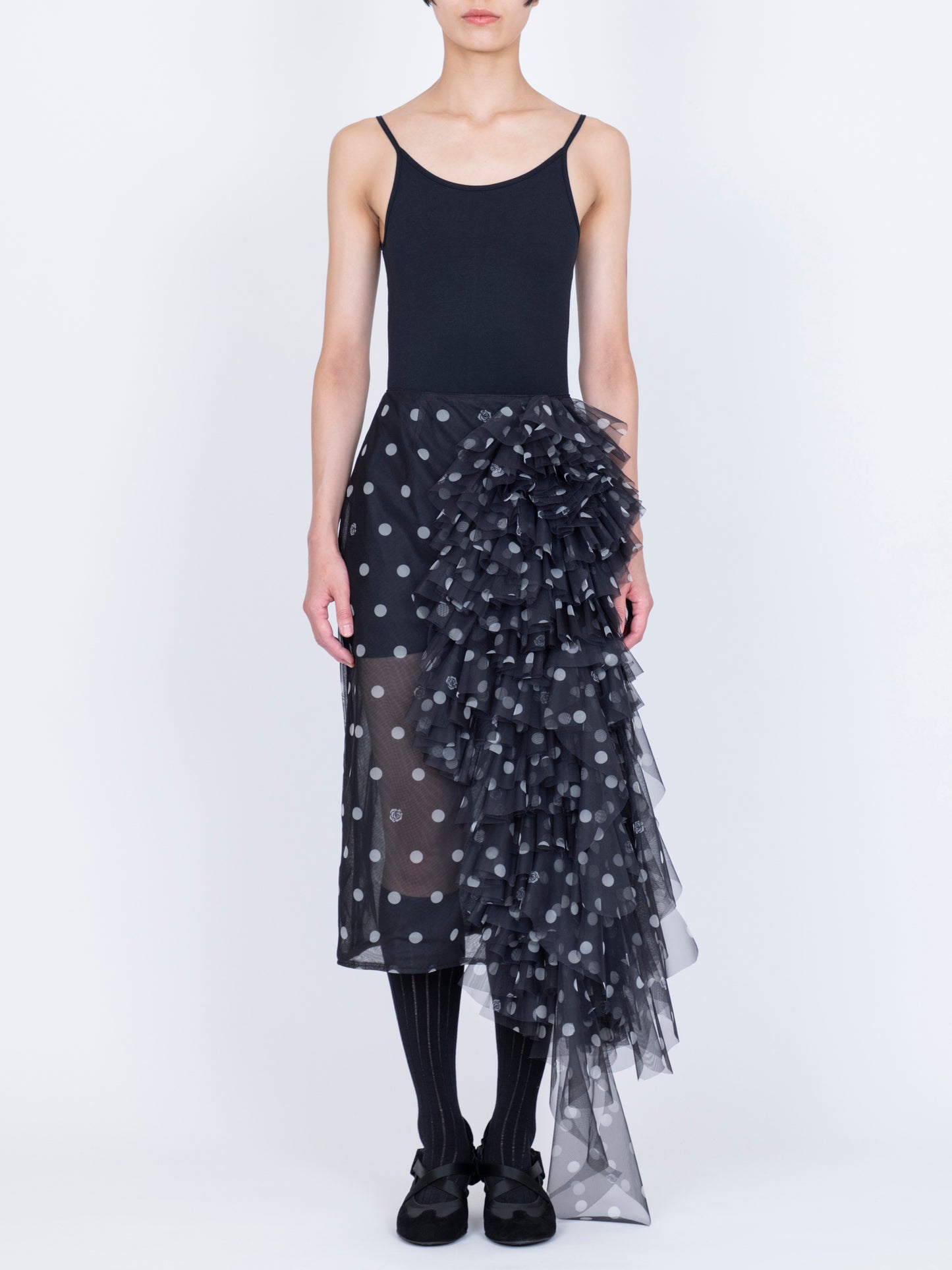 ''A Pois'' Tulle Skirt
