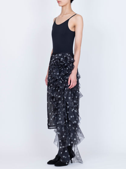 ''A Pois'' Tulle Skirt
