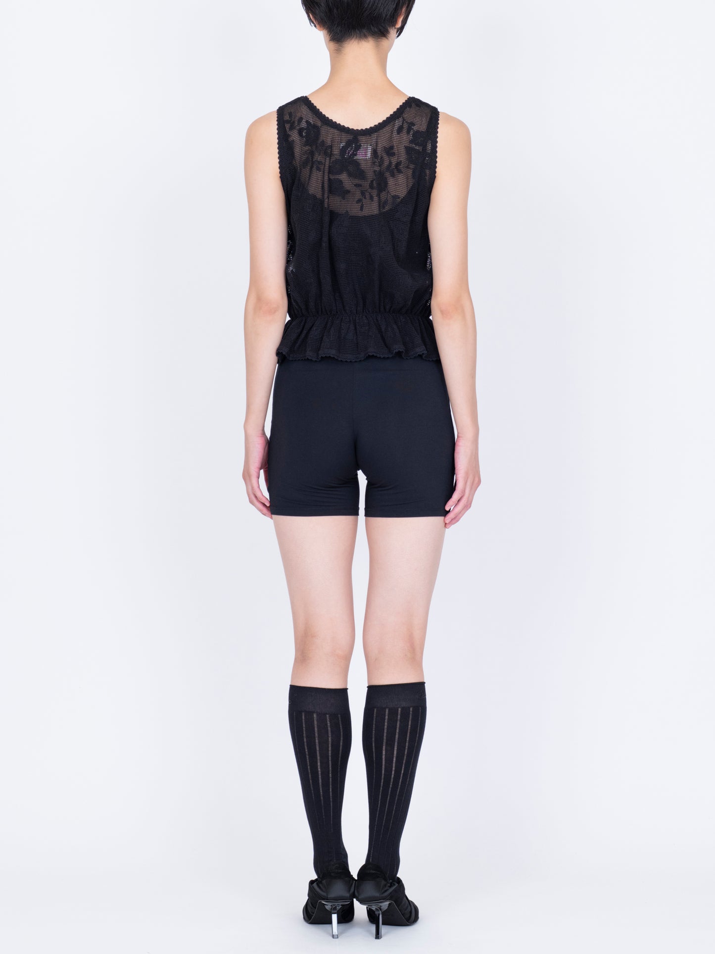 Embroidered Lace Tank