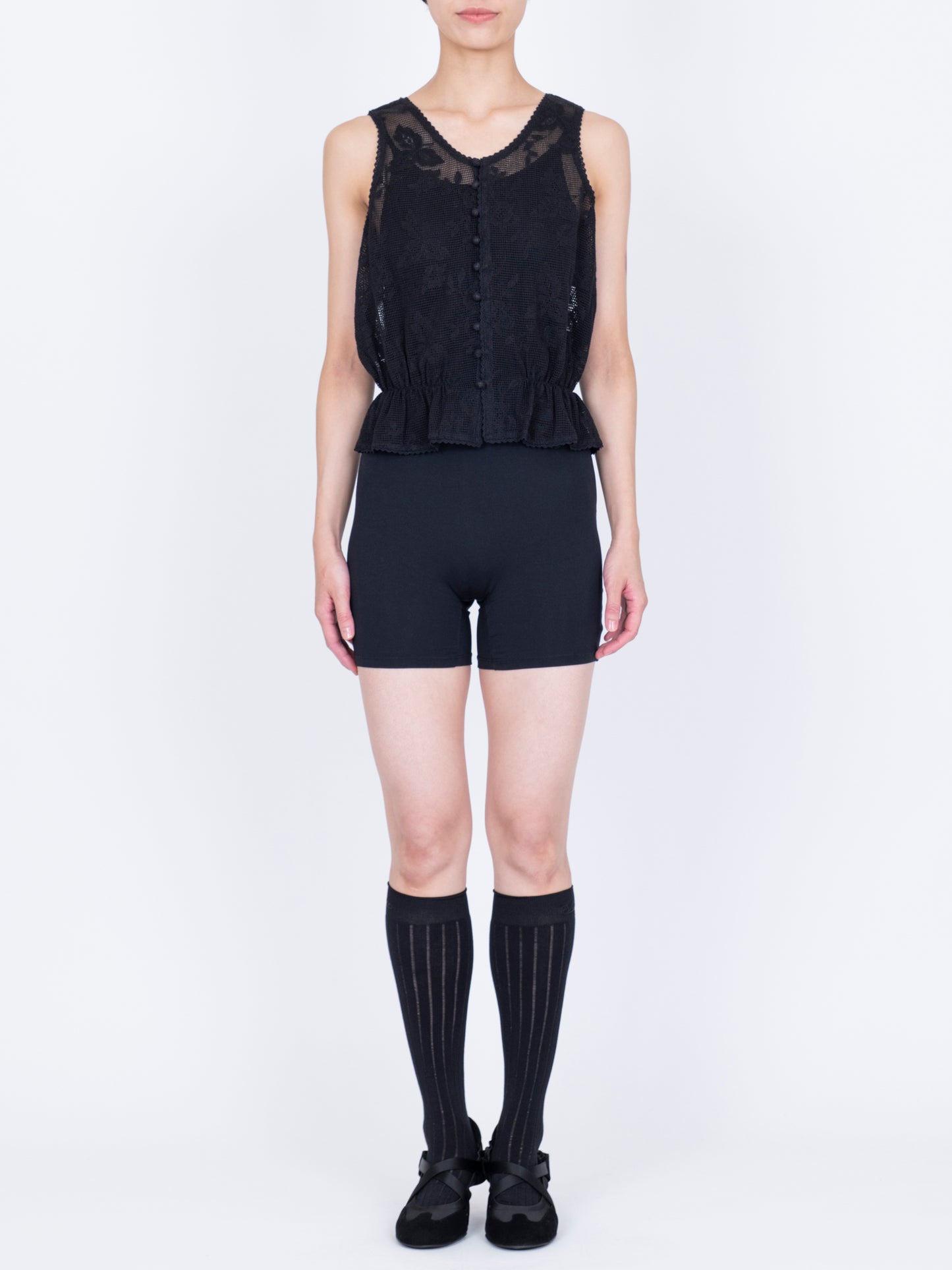 Embroidered Lace Tank