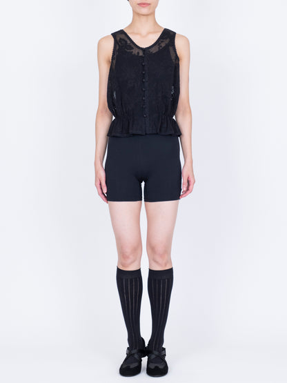 Embroidered Lace Tank