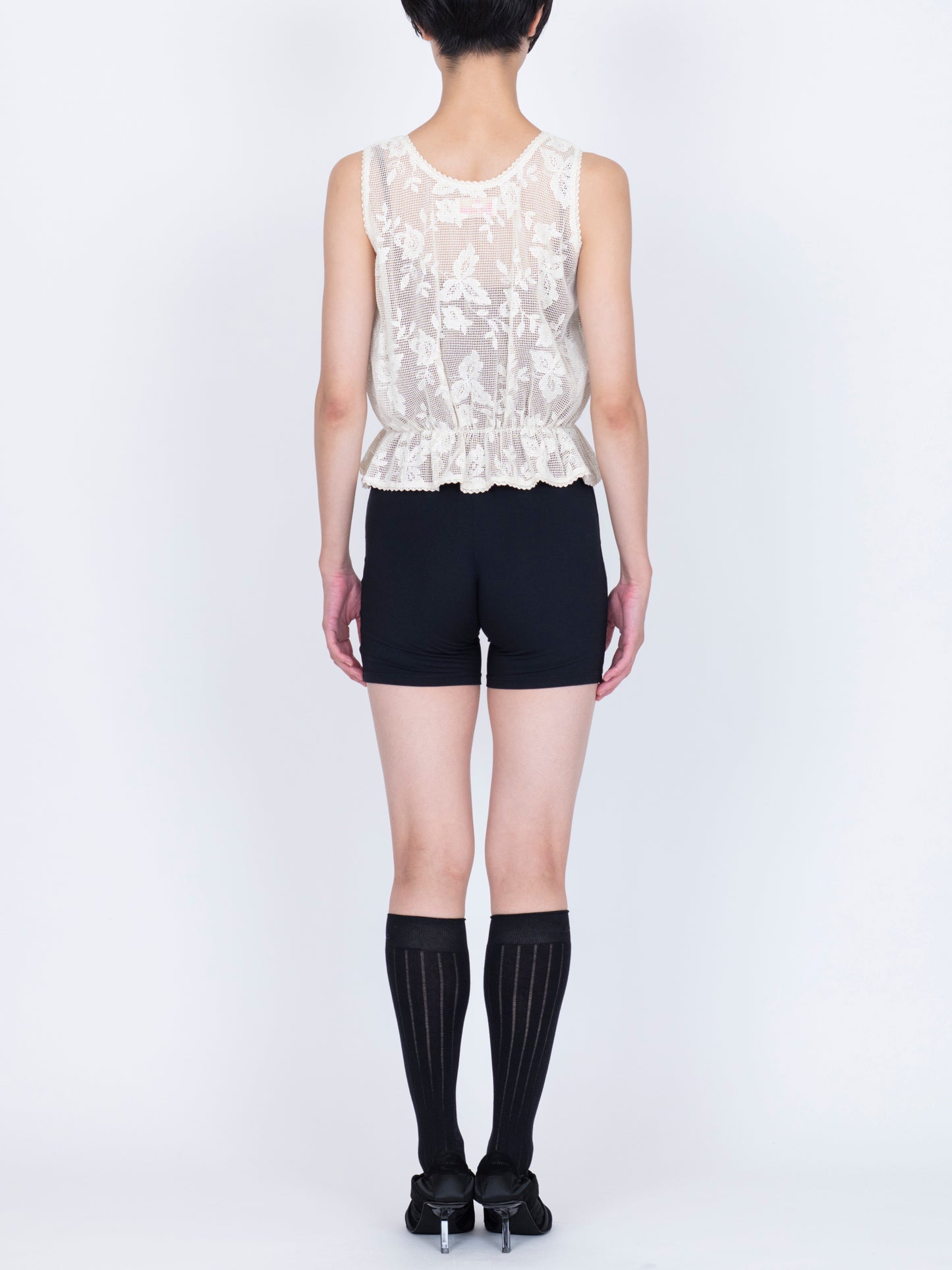 Embroidered Lace Tank