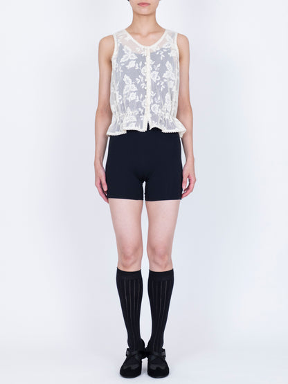 Embroidered Lace Tank