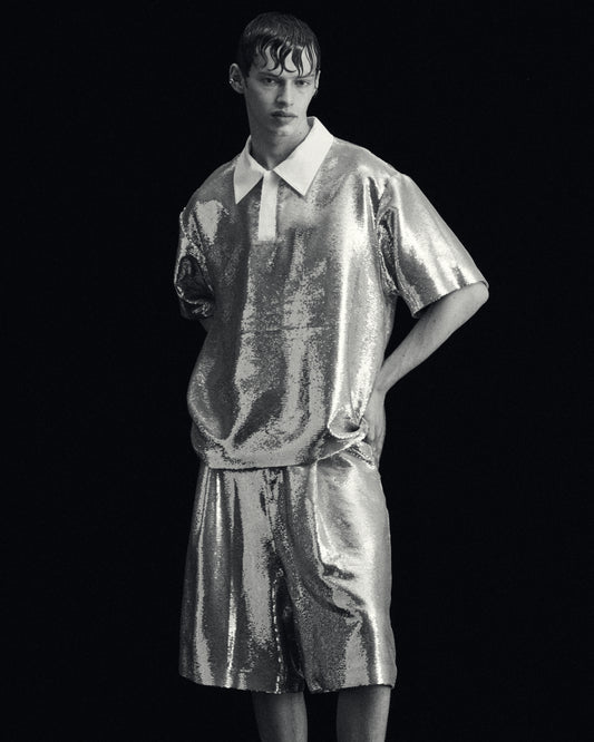 Sequins S/S Rugby Shirt